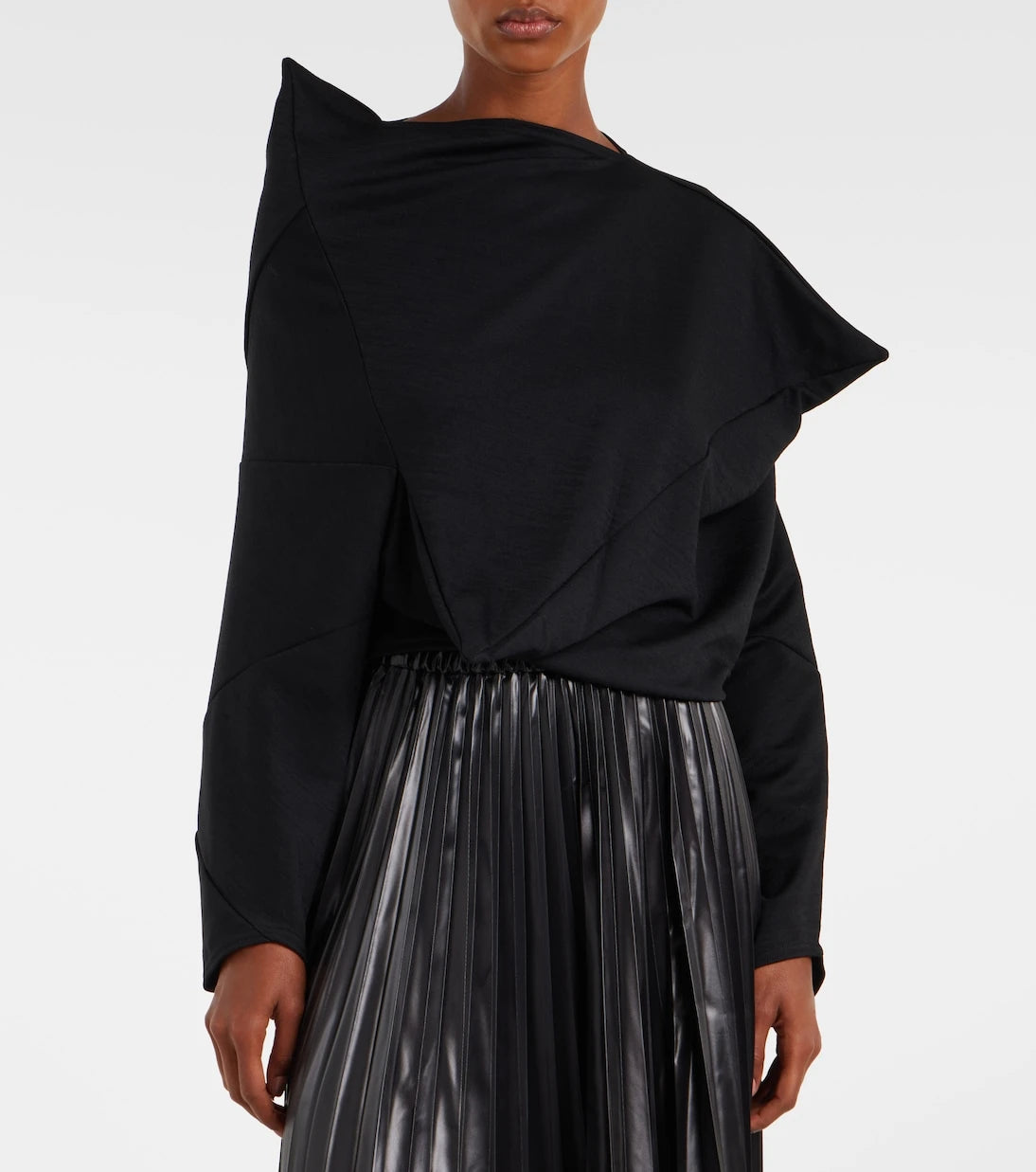 Junya Watanabe - Wool-blend crop top