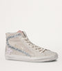 Golden Goose Multi Leather Slide High-Top Sneakers