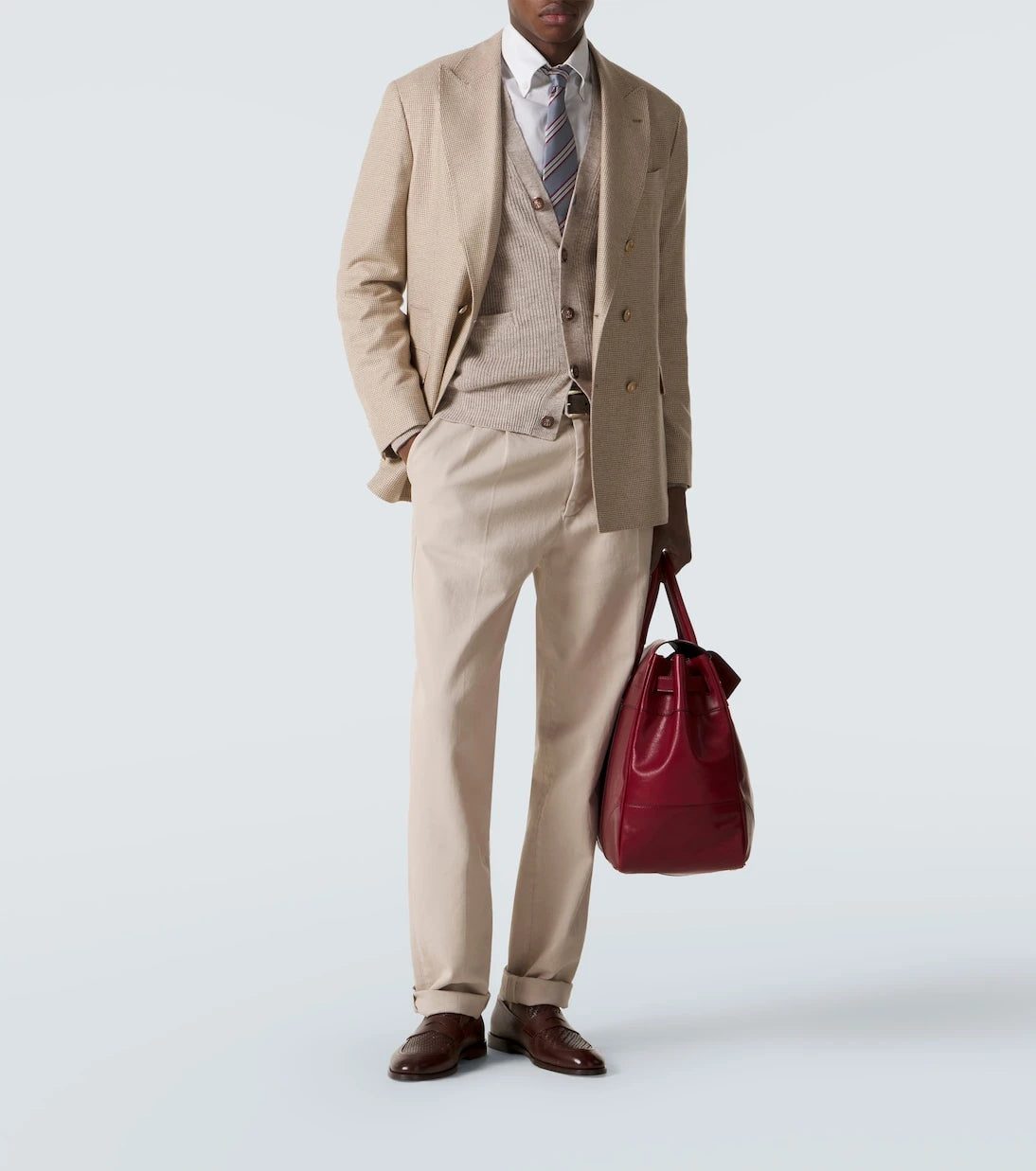 Brunello Cucinelli - Woven leather penny loafers