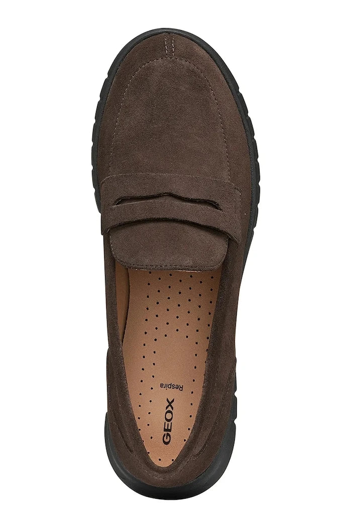 Geox kadın süet loafer D FLEXTRIDE