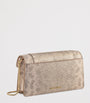 Beige Karung Leather Serpenti Forever Chain Pochette