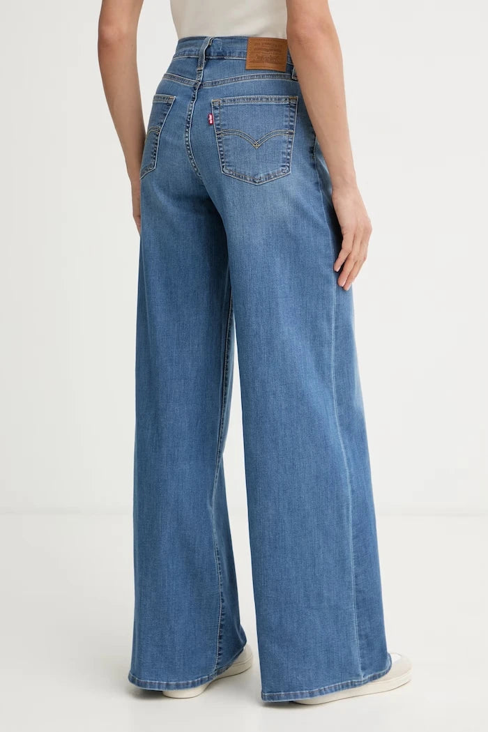 Levi's дънки wide leg дамски 728 HR WIDE LEG