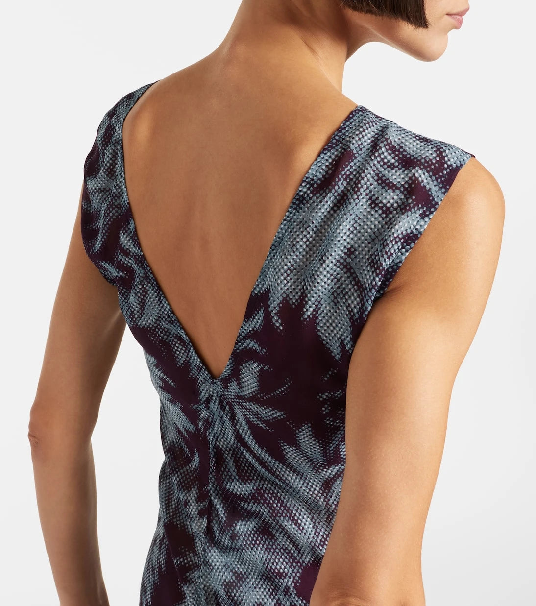 Dries Van Noten - Printed chiffon gown