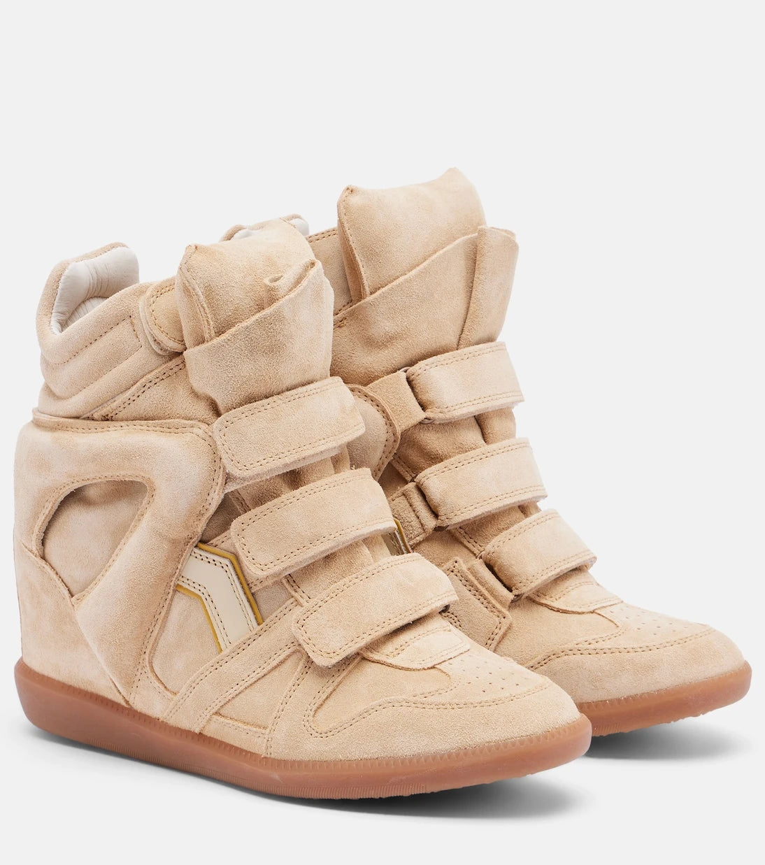 Isabel Marant - Bekett suede wedge sneakers