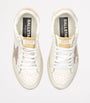 Golden Goose White Leather Ball Star Low-Top Sneakers