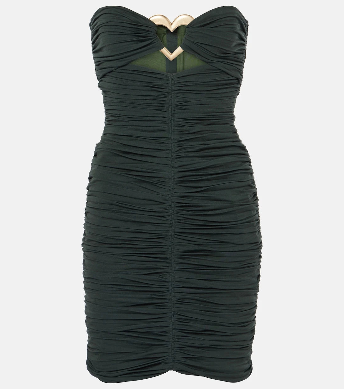 Area - Cutout ruched minidress