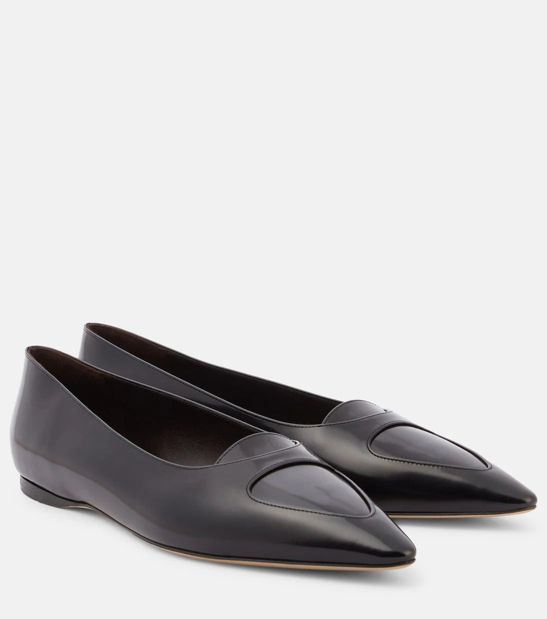 The Row - Viv leather ballet flats