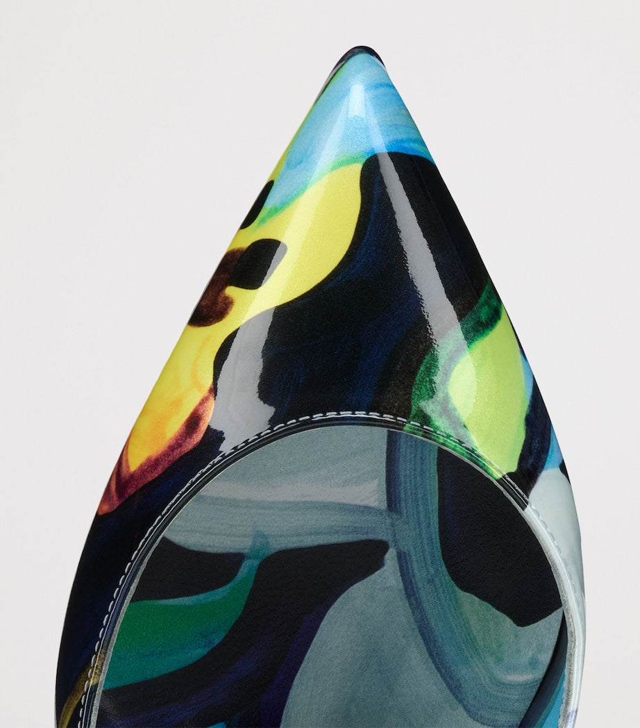 Christian Louboutin Multi Hot Chick Patent Leather Pumps 100