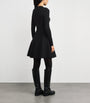 Claudie Pierlot Black Knit Bow-Detail Mini Dress