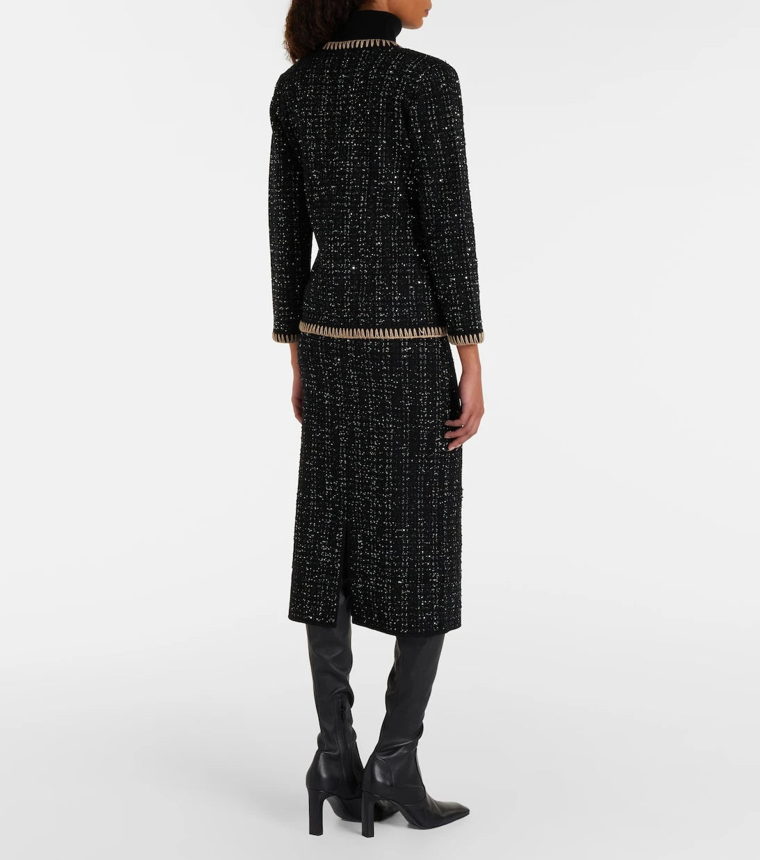 Veronica Beard - Corbin tweed midi skirt