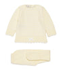 Paz Rodriguez Cotton Knitted Sweater and Leggings Set