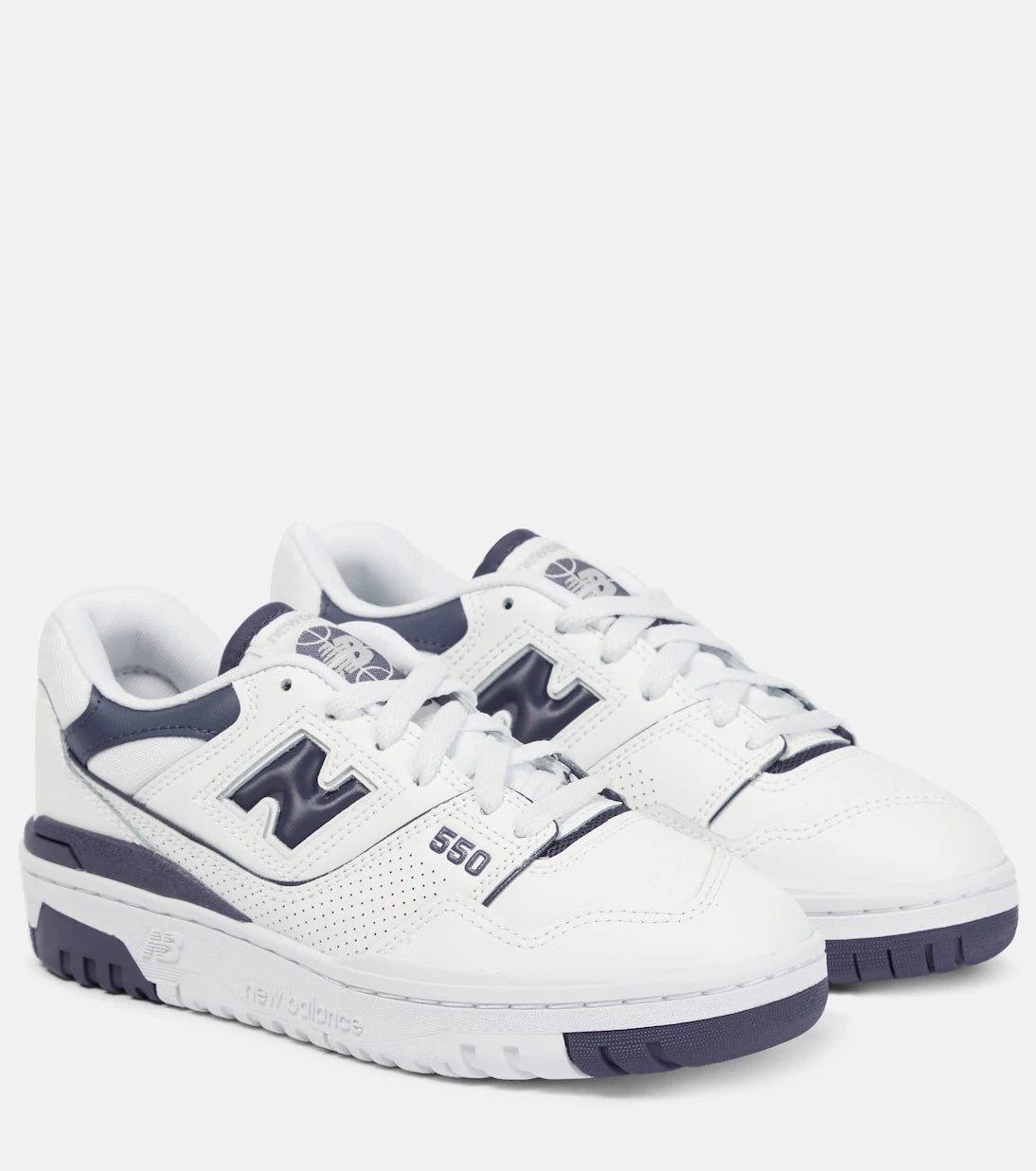 New Balance - حذاء سنيكرز 550 جلدي