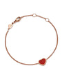 Rose Gold and Carnelian My Happy Hearts Bracelet