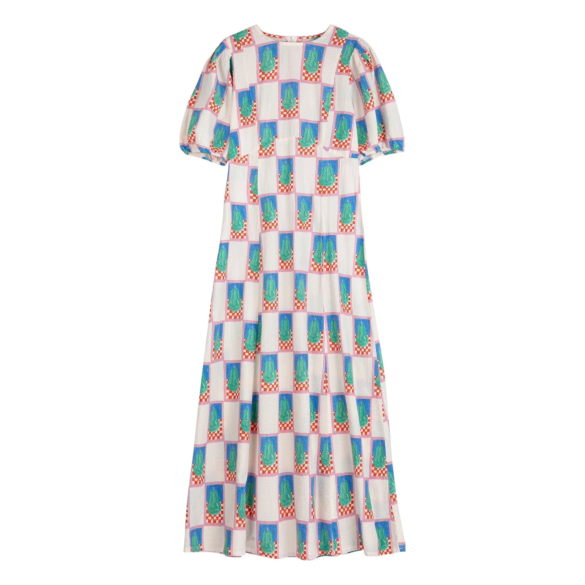 Bobo Choses - Pear Cotton Dress | Blue