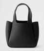 Black Mini Leather Top-Handle Bag
