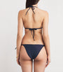 Navy Side-Tie Bikini Bottoms
