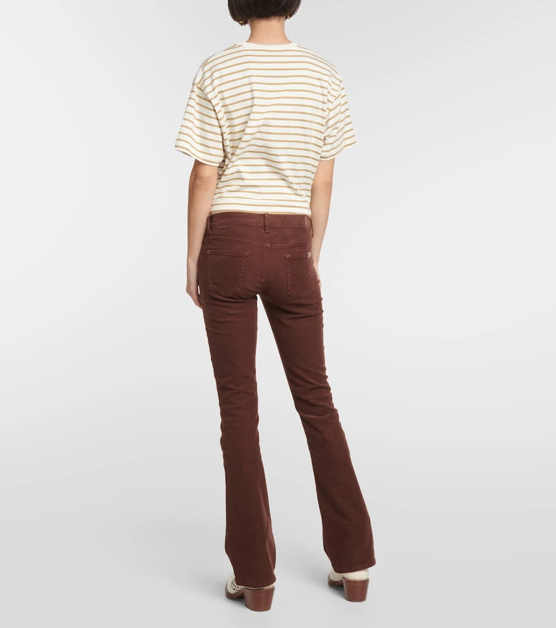 7 For All Mankind - Mid-rise flared jeans