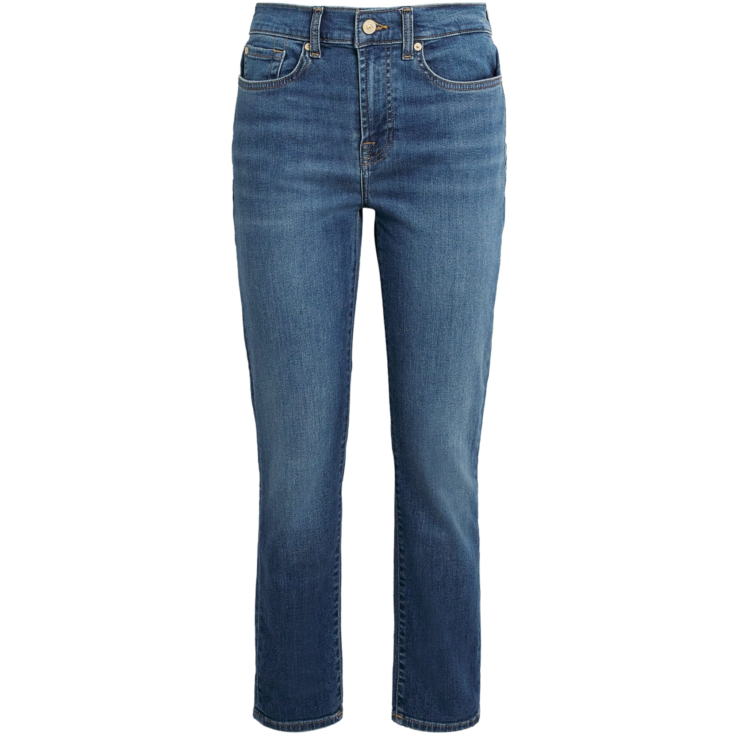 7 For All Mankind Blue Slim Illusion Relaxed Skinny Jeans