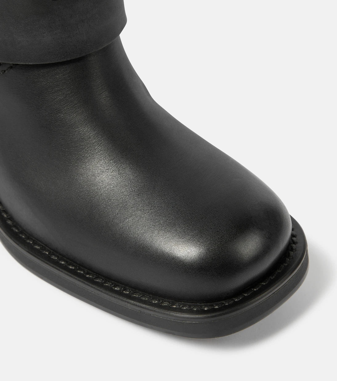 Miu Miu - Leather biker boots