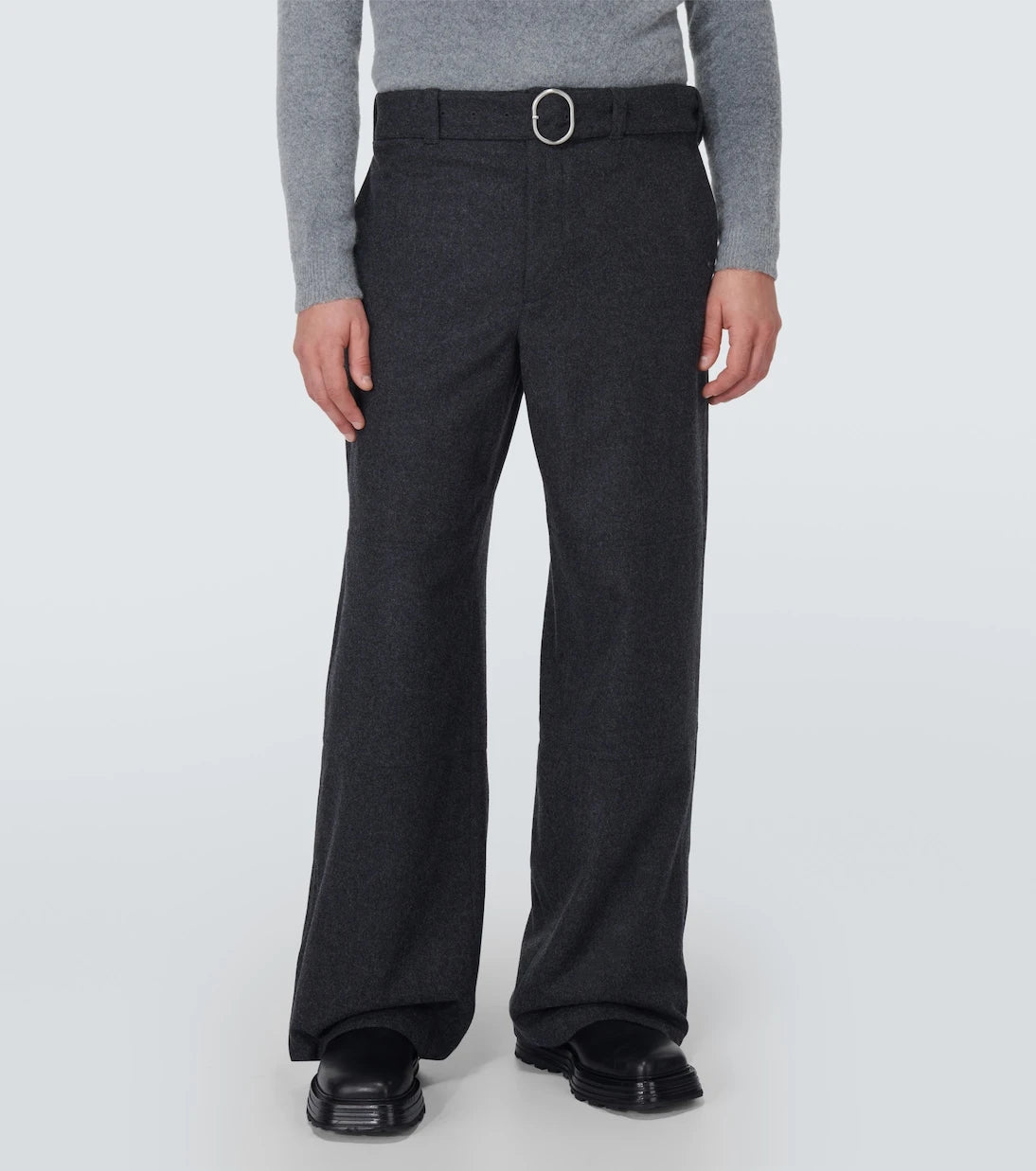 Jil Sander - Virgin wool wide-leg pants