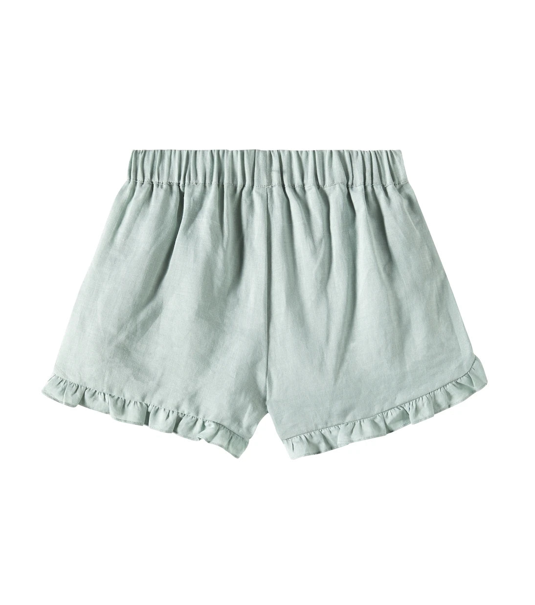 C'era Una Volta - Zoe ruffled ramie shorts