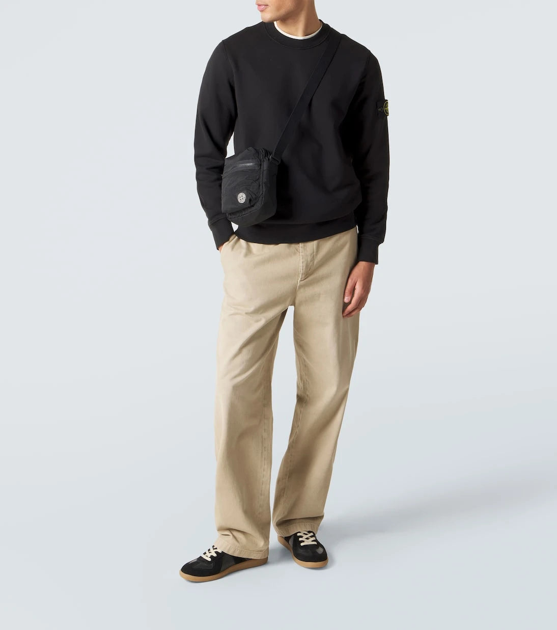 Stone Island - Compass poplin shoulder bag