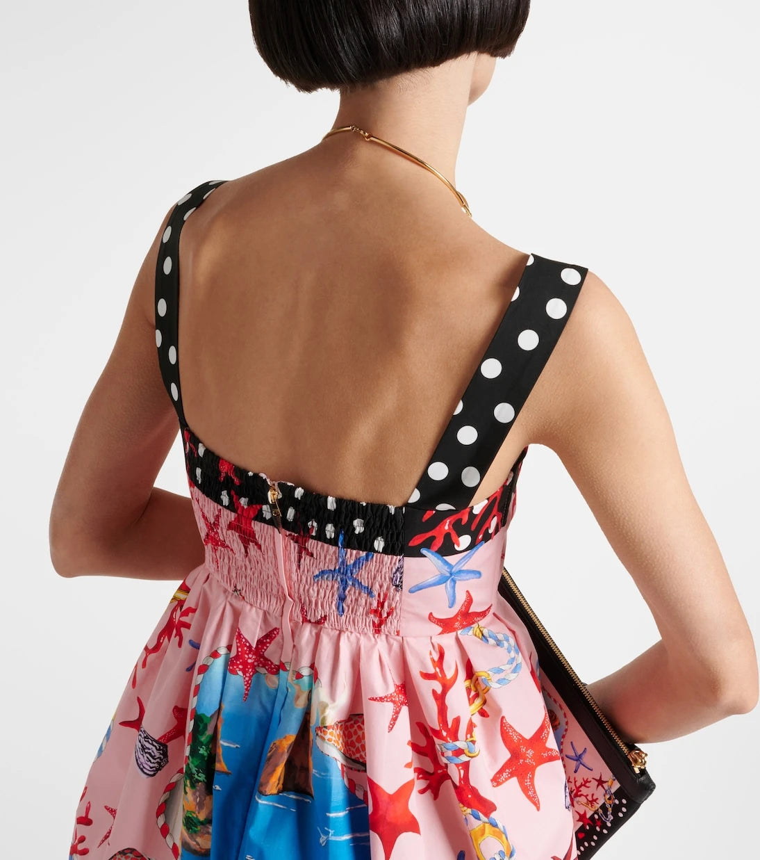 Dolce&Gabbana - Capri printed cotton minidress