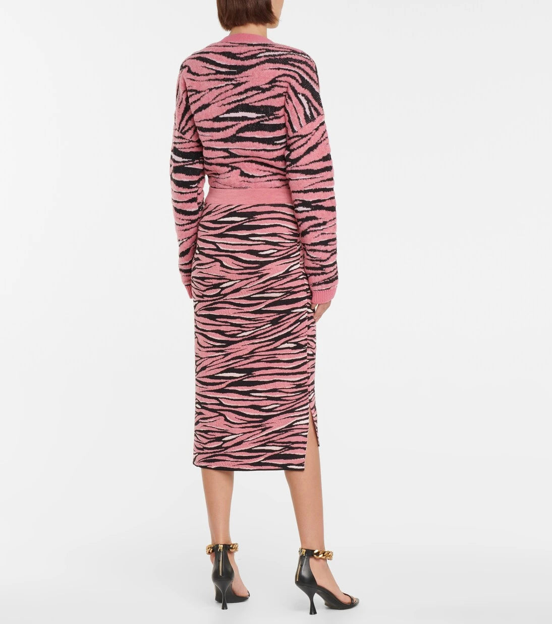 Stella McCartney - Animal jacquard midi skirt