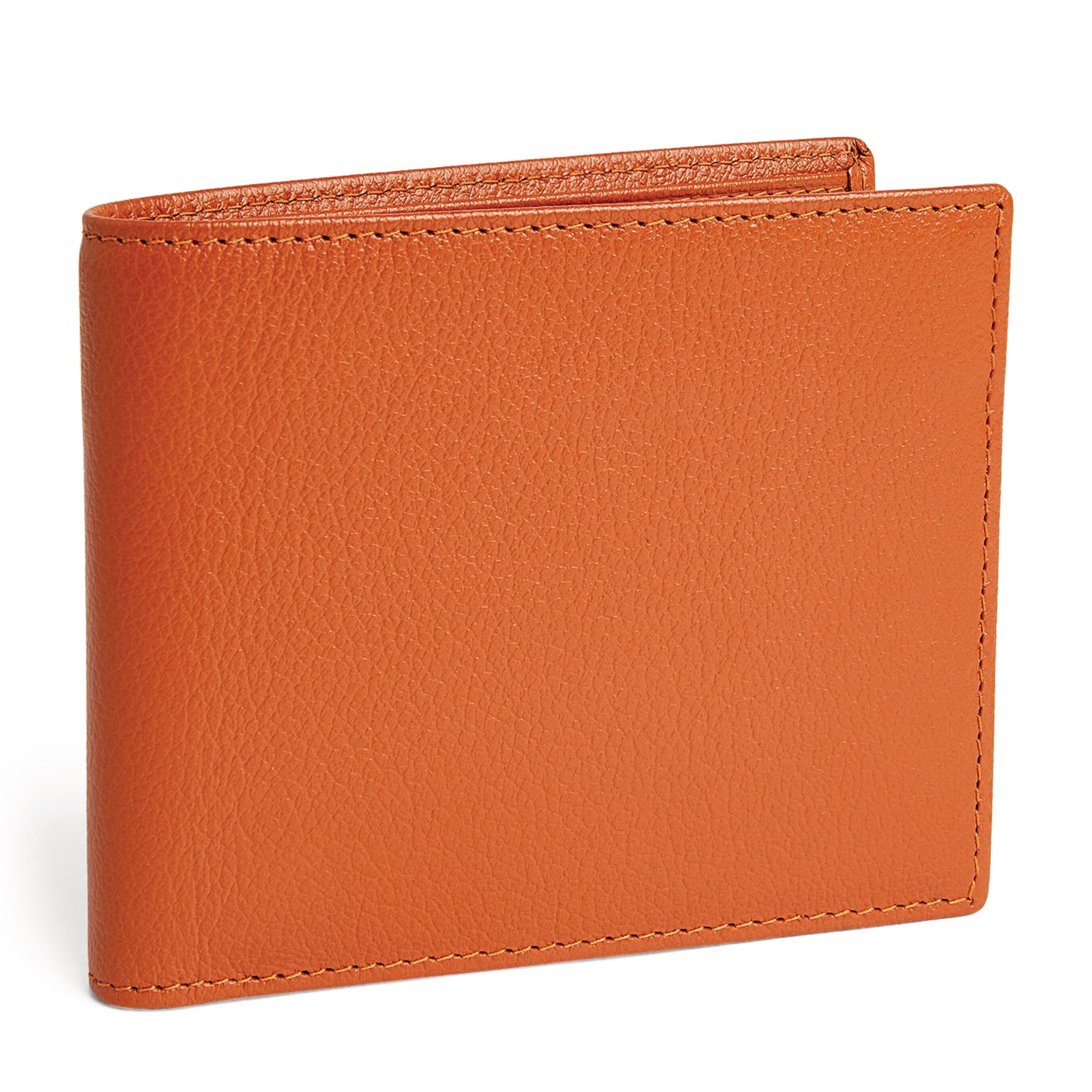 Ettinger Brown 6-Slot Capra Bifold Wallet