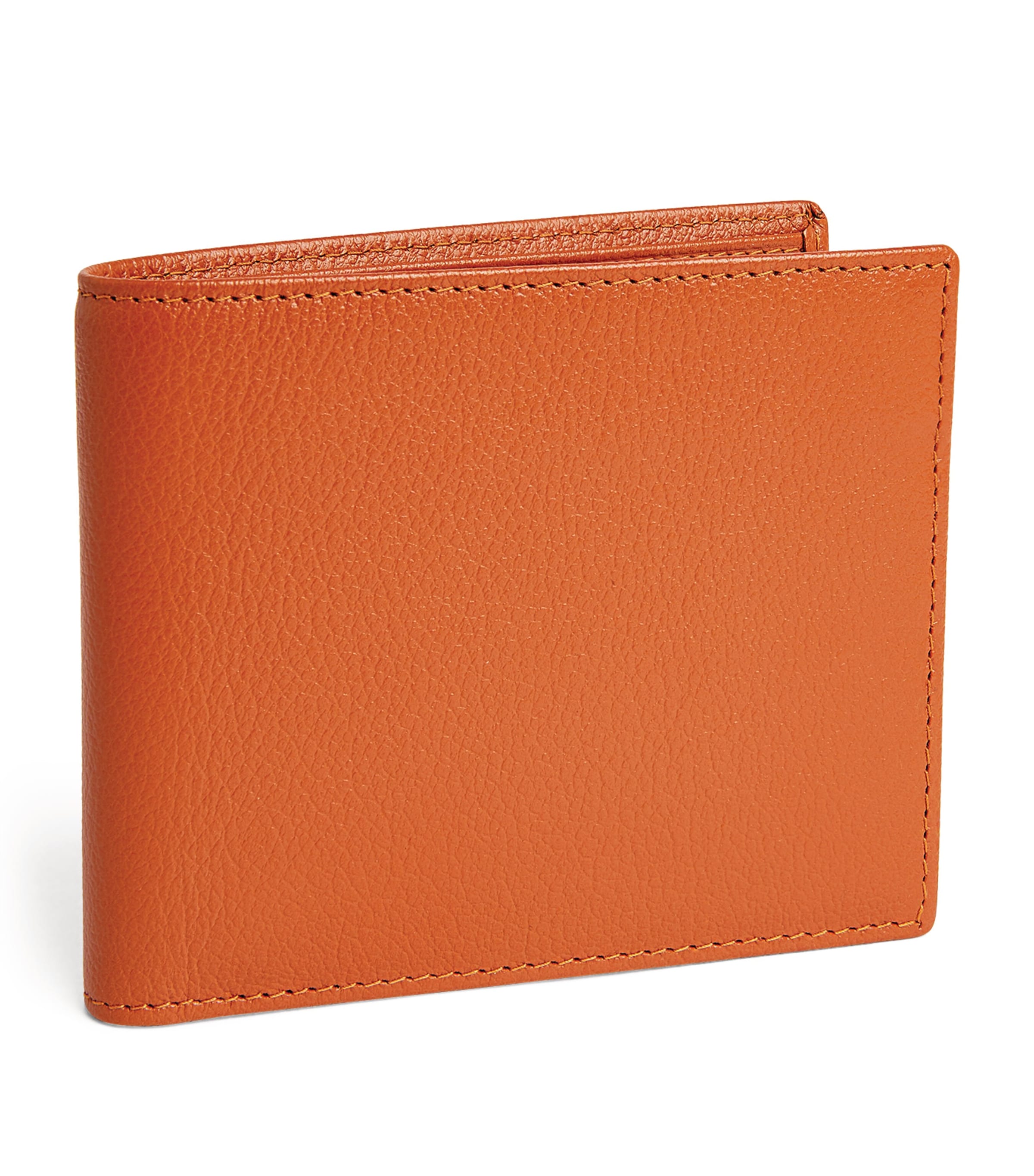 Ettinger Brown 6-Slot Capra Bifold Wallet