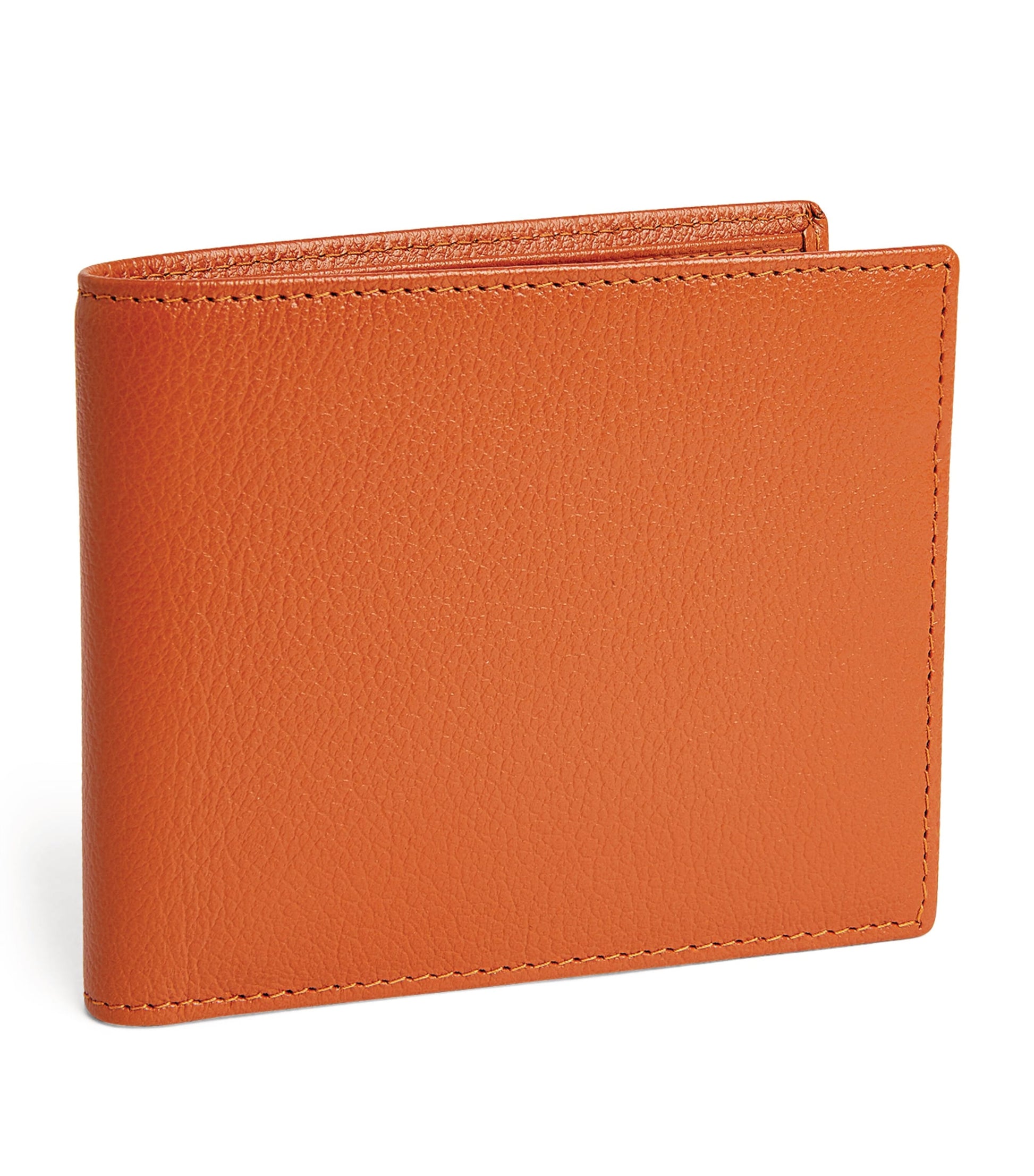 Ettinger Brown 6-Slot Capra Bifold Wallet