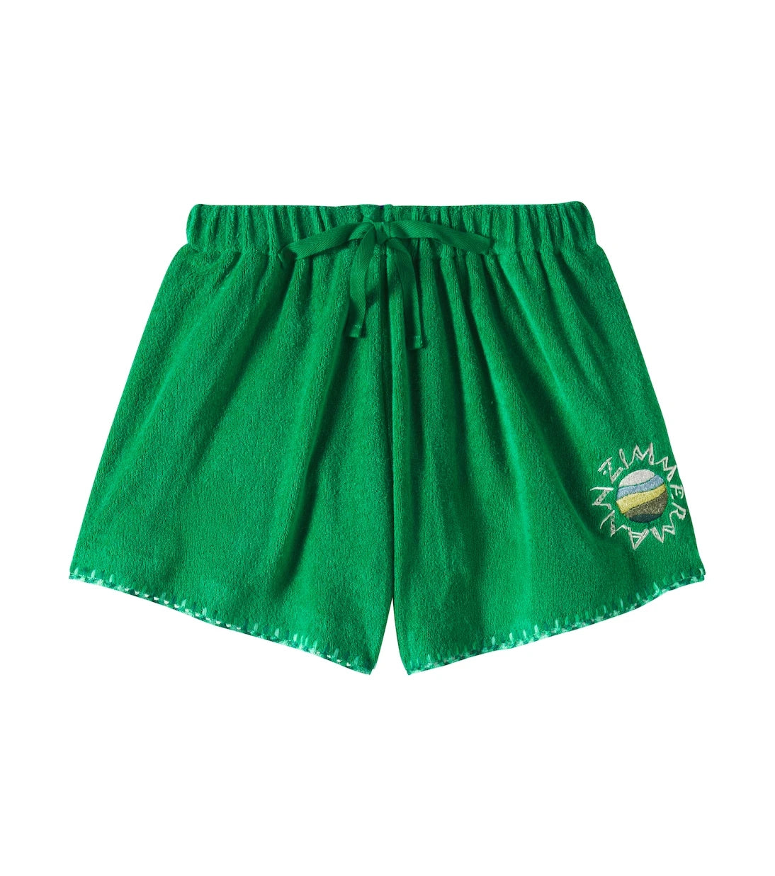 Zimmermann Kids - Everley cotton-blend terry shorts