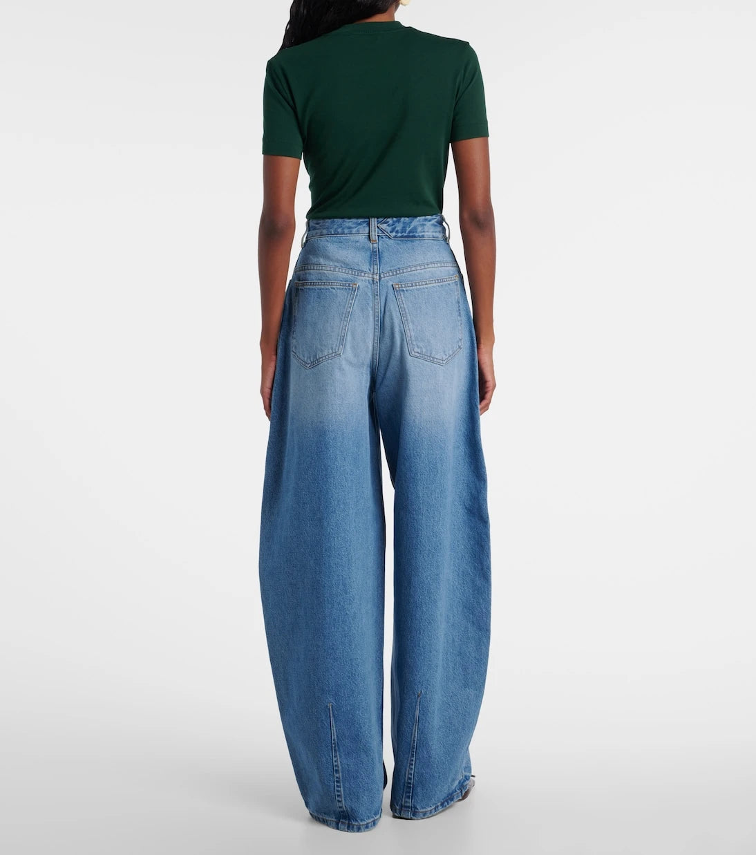 Jacquemus - Ovalo De-Nîmes barrel-leg jeans