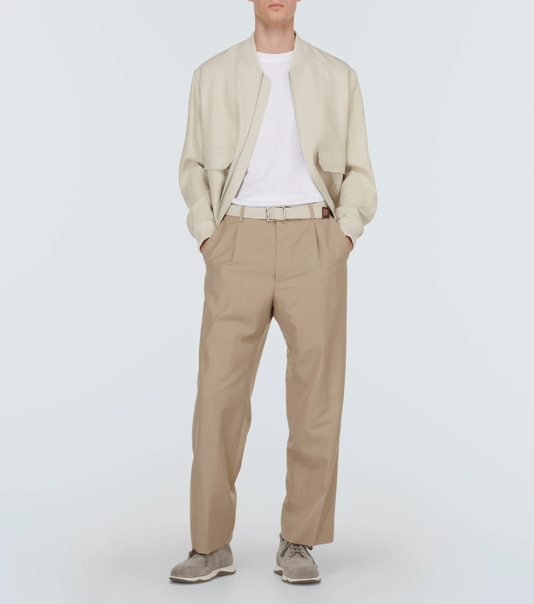 Berluti - Echappée Scritto Mid Top suede Derby shoes