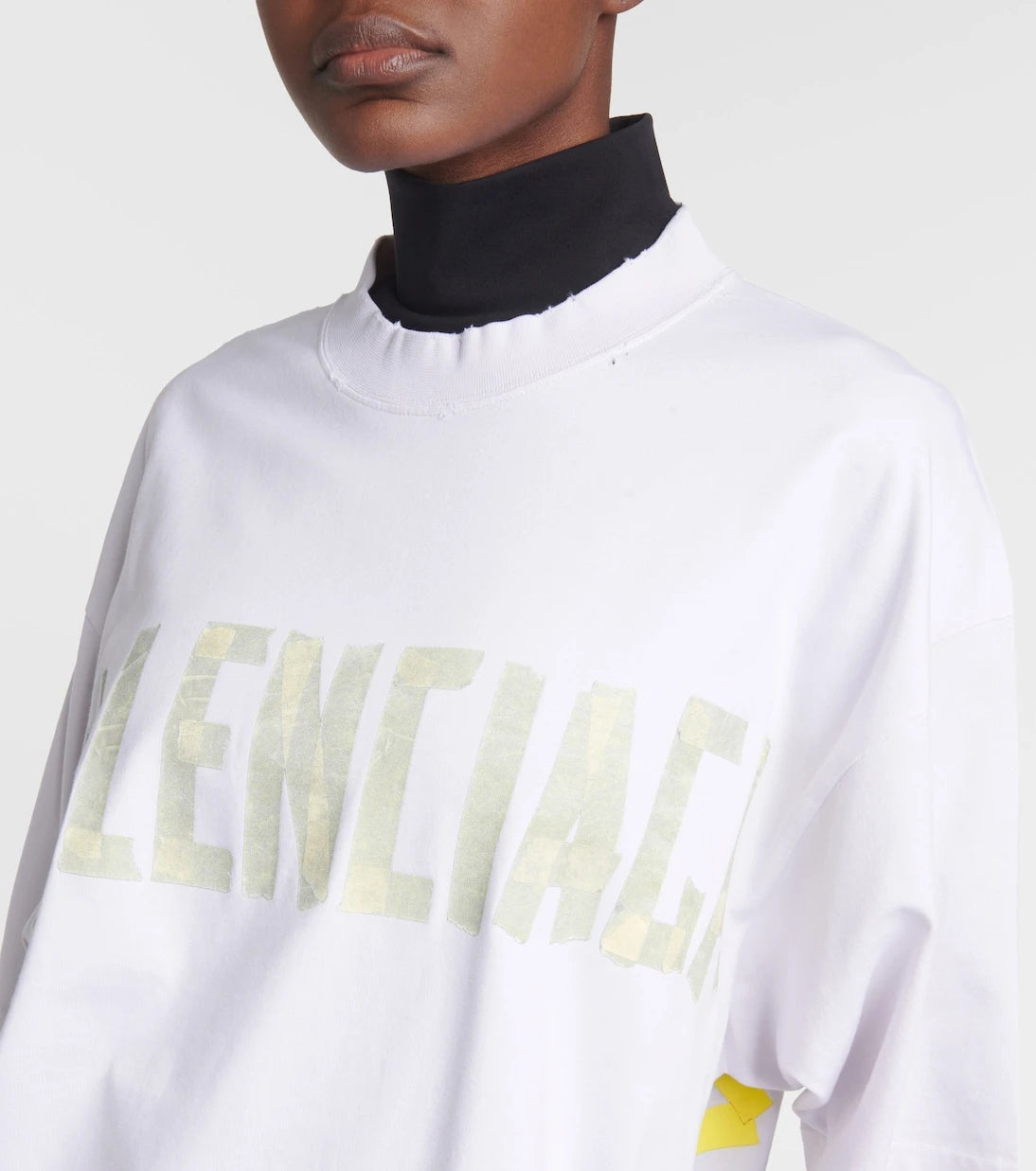 Balenciaga - Tape Type cotton jersey T-shirt