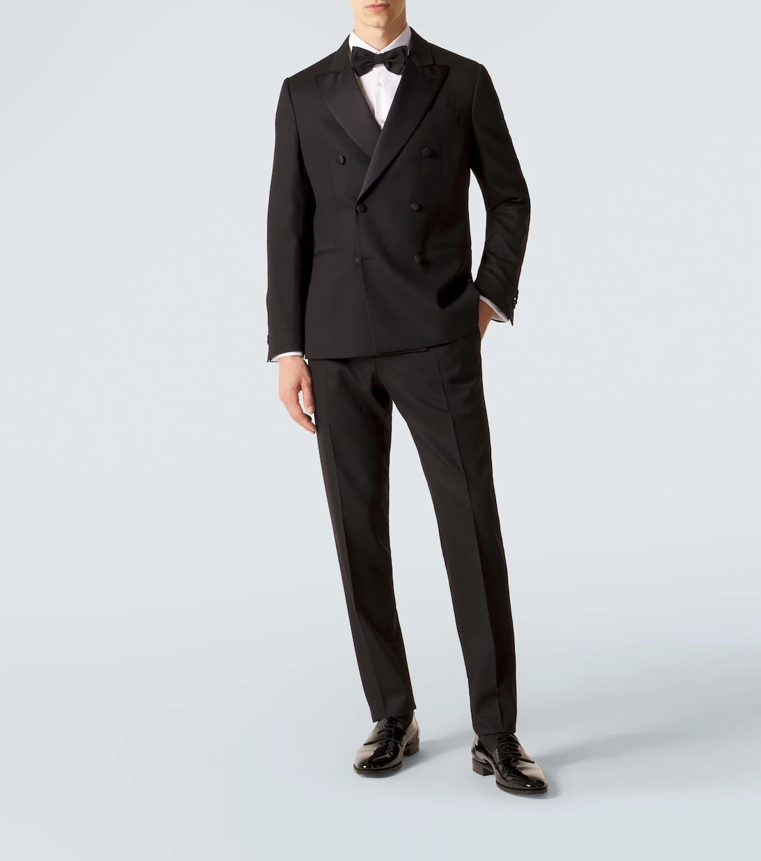 Lardini - Cotton poplin tuxedo shirt