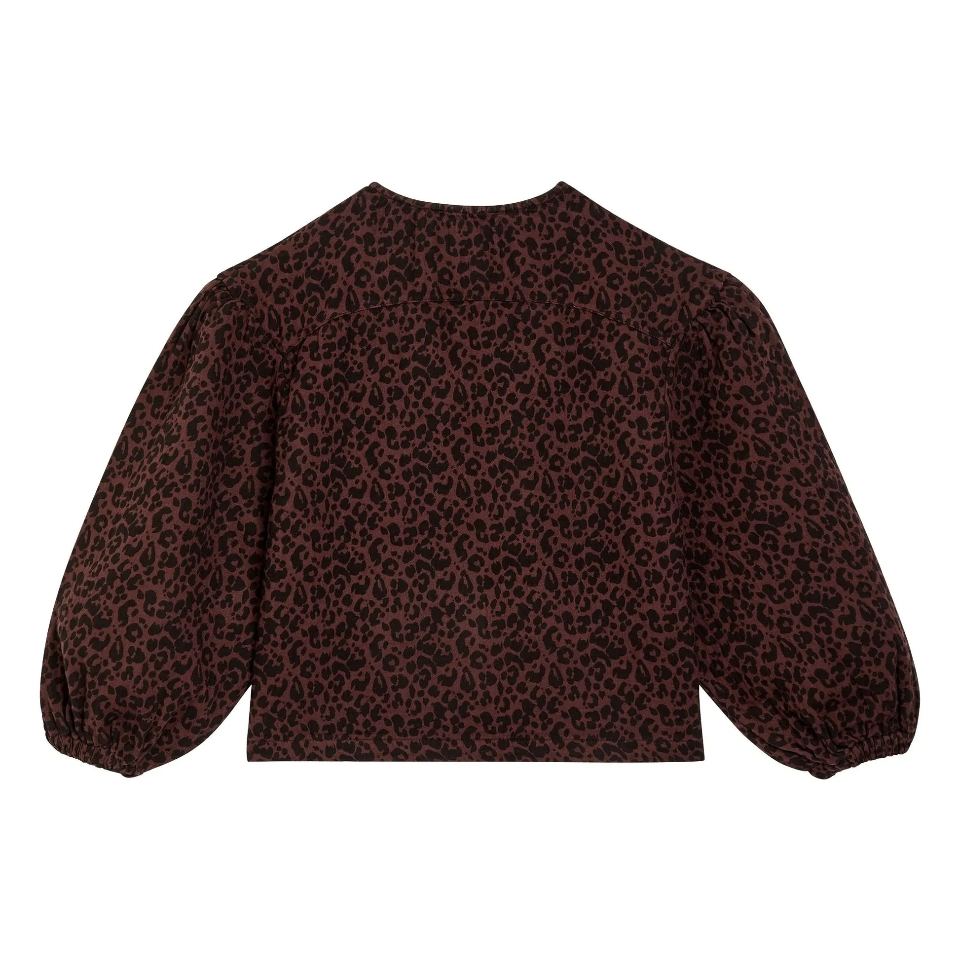 Marlot Paris - Irène Leopard blouse | Brown