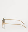Oliver Peoples Gold Round Rhydian Sunglasses