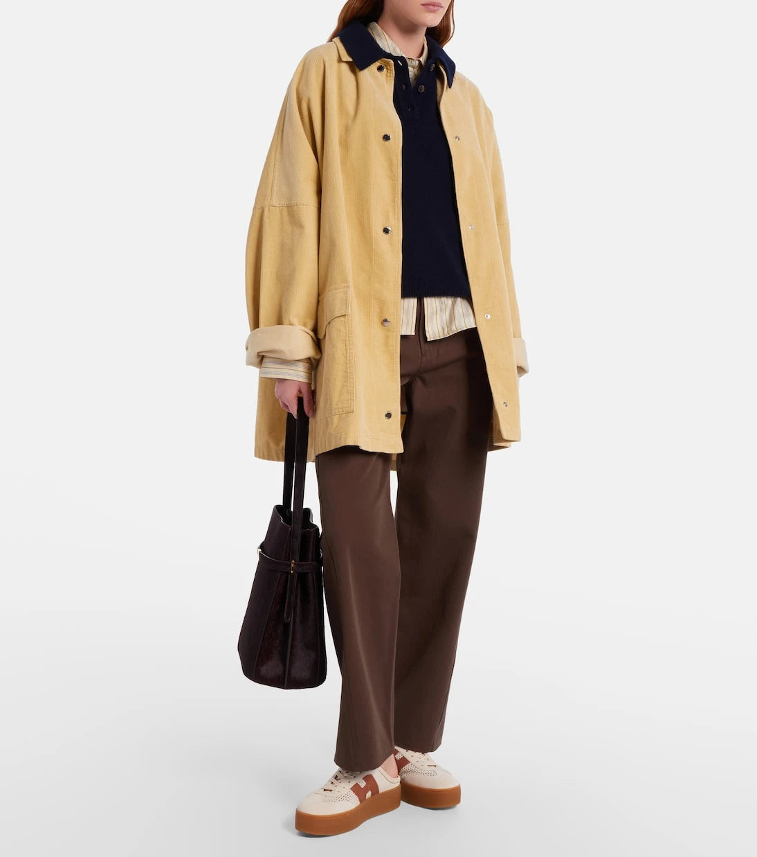 Hogan - H698 suede platform mules