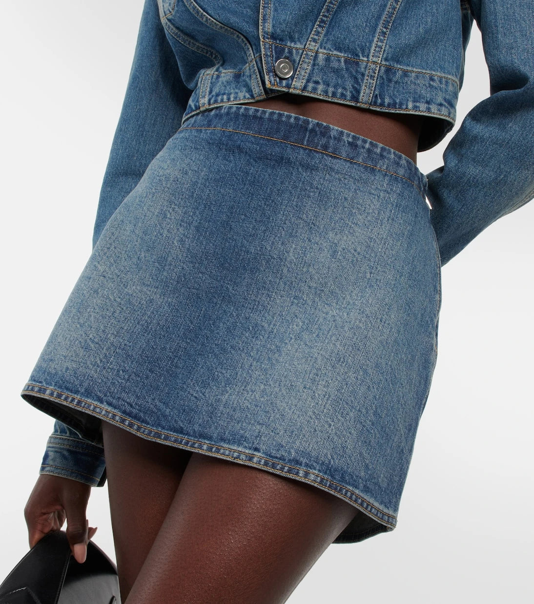 Alaïa - Denim miniskirt