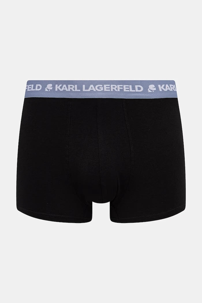 Karl Lagerfeld pamuk ve elastan erkek dar boxer LOGO TRUNK 5’li