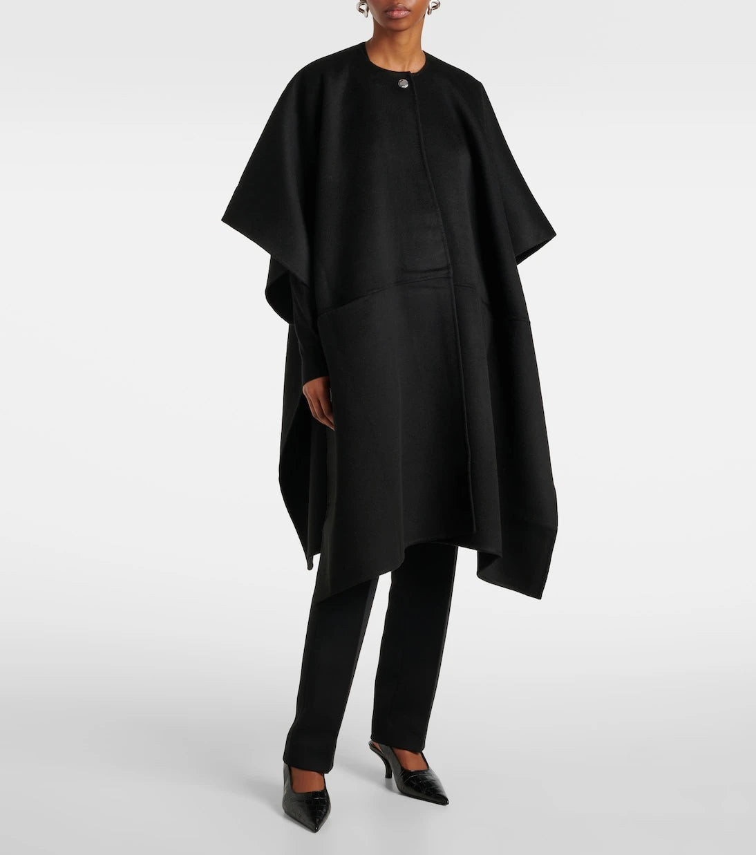Toteme - Doublé scarf-detail wool coat