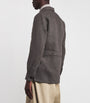 100HANDS Brown Cashmere Herringbone Jacket