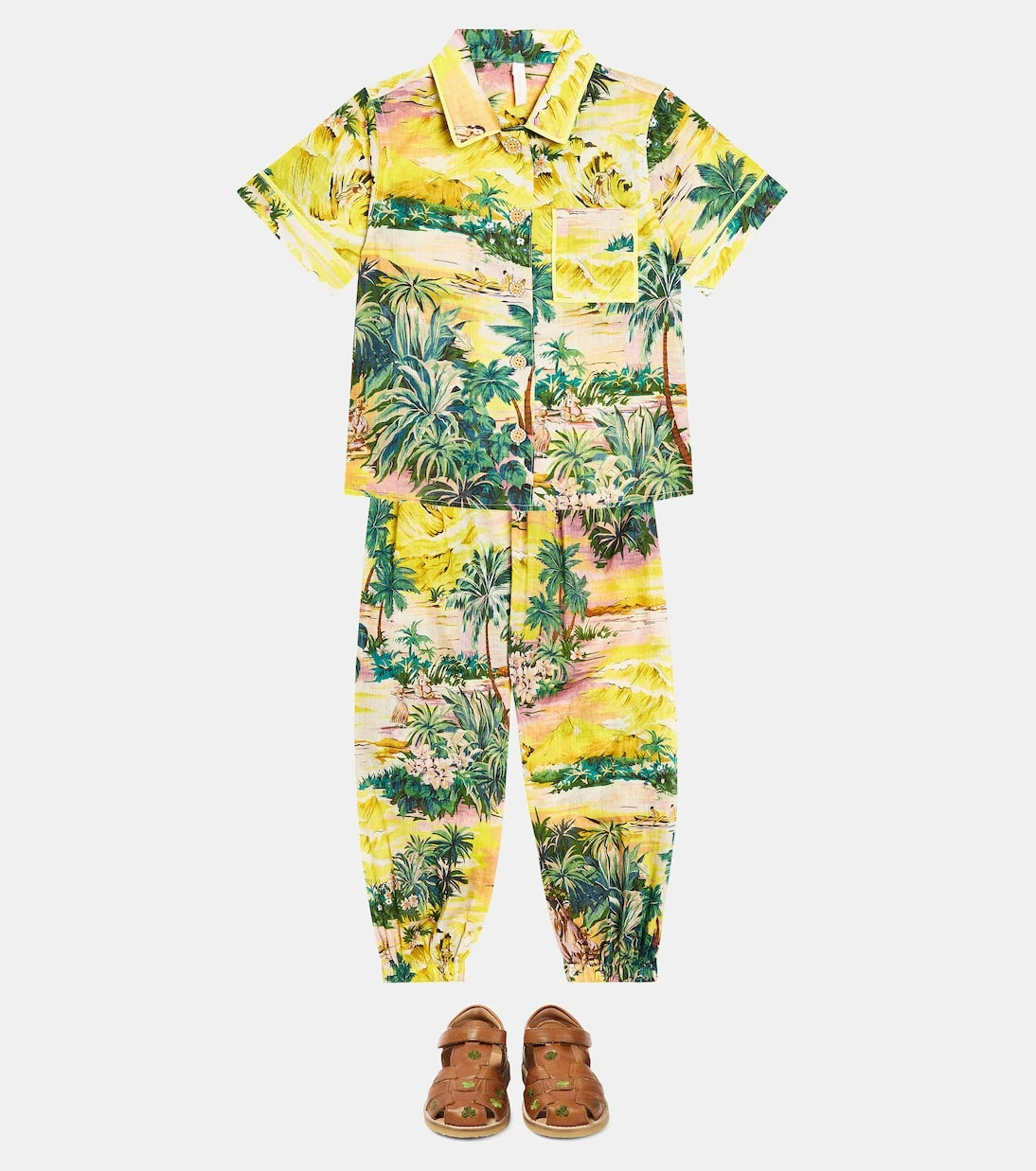 Zimmermann Kids - Alight printed cotton pants