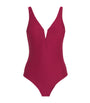Ribbed Cassis Swimsuit