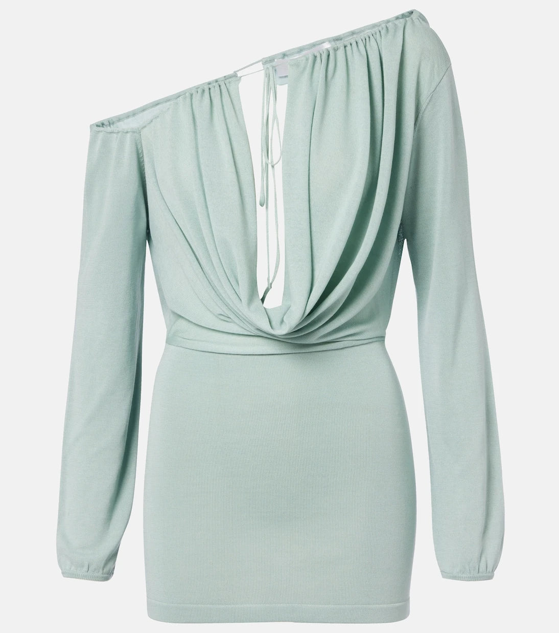 Aya Muse - Sola asymmetric draped minidress