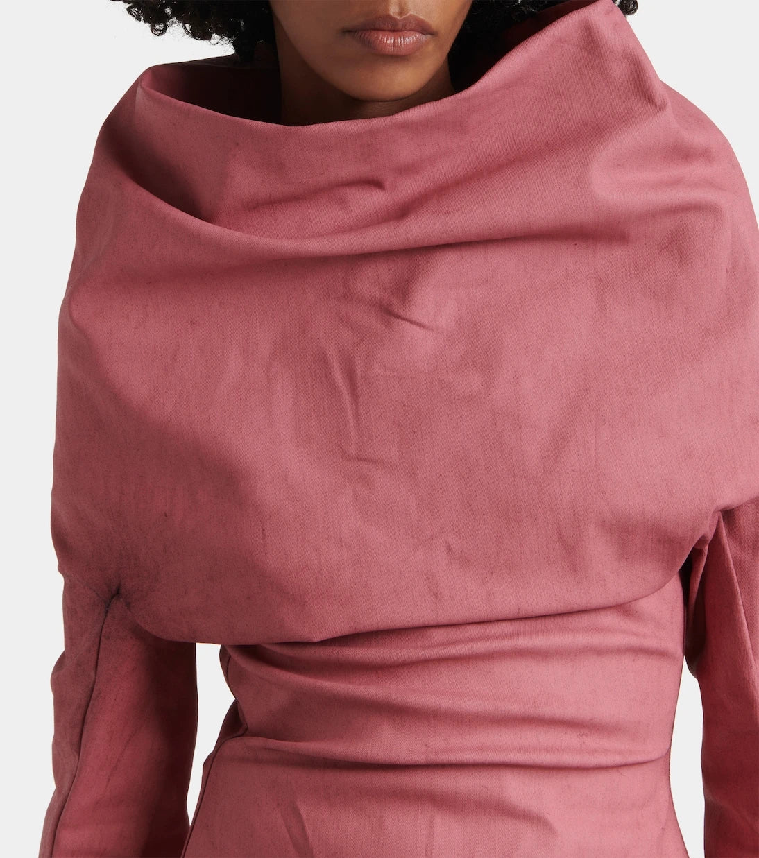 Rick Owens - Draped cotton-blend top