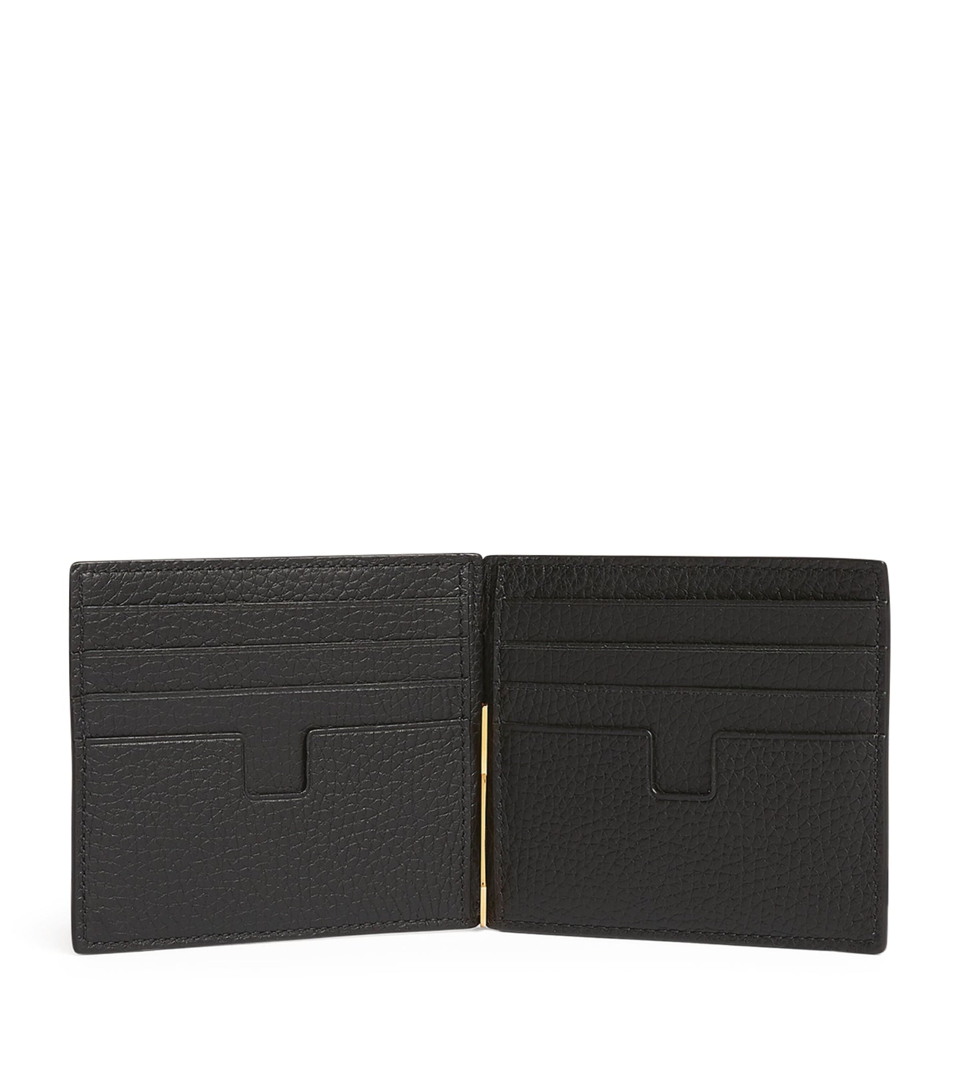 Leather Money Clip Wallet