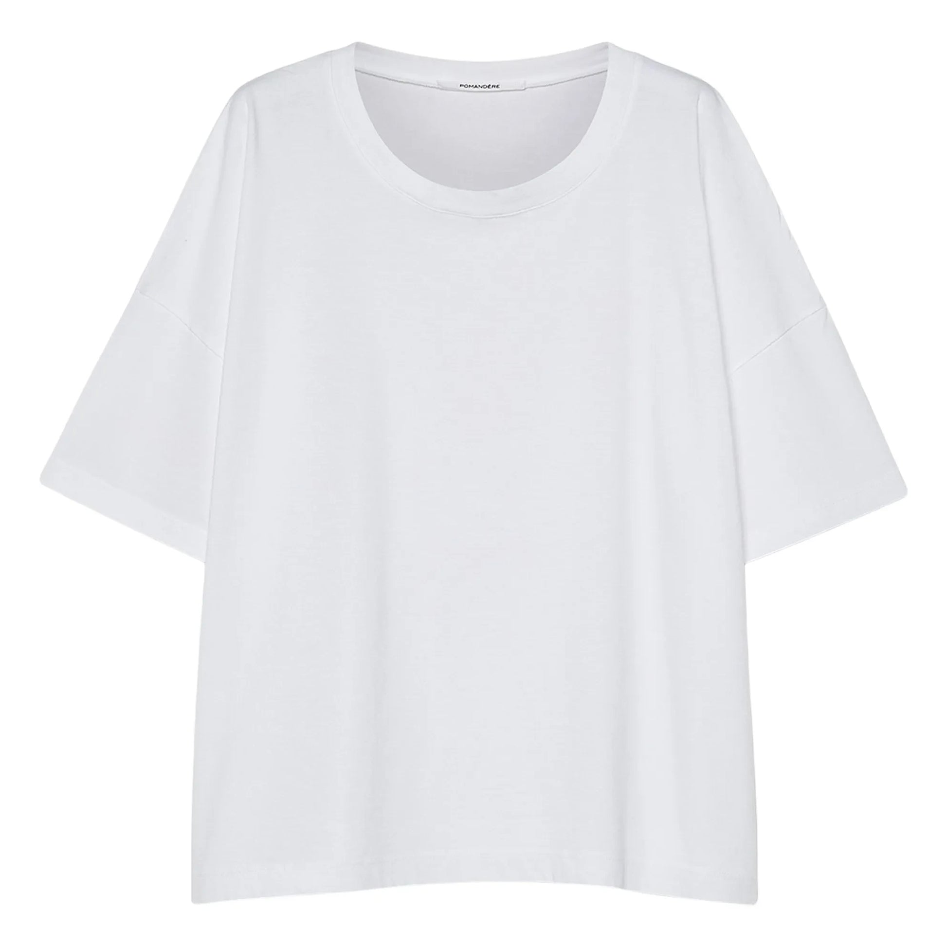 Pomandère - Cotton Jersey T-shirt | White