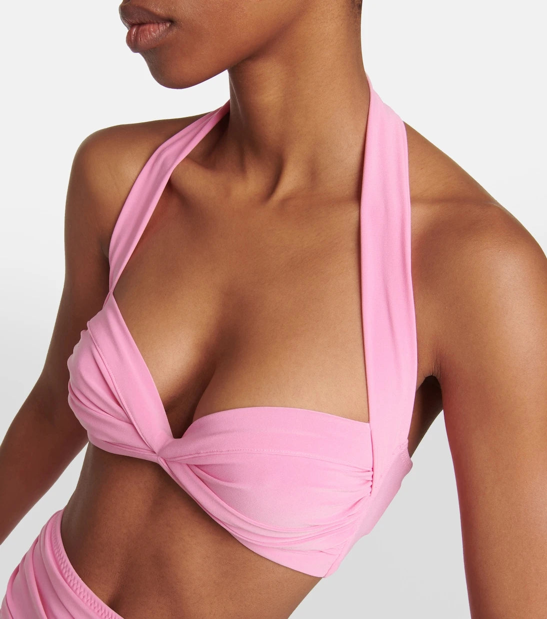 Norma Kamali - Bill ruched bikini top
